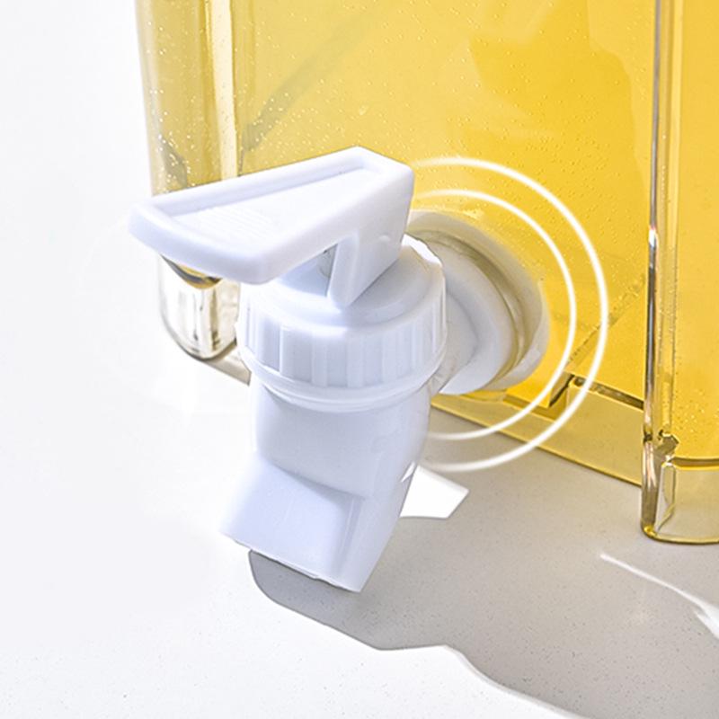 Yiyi Gou Japanese Style Large Cold Water Pitcher with Spigot for Refrigerator, Ideal for Fruit Drinks and Tea