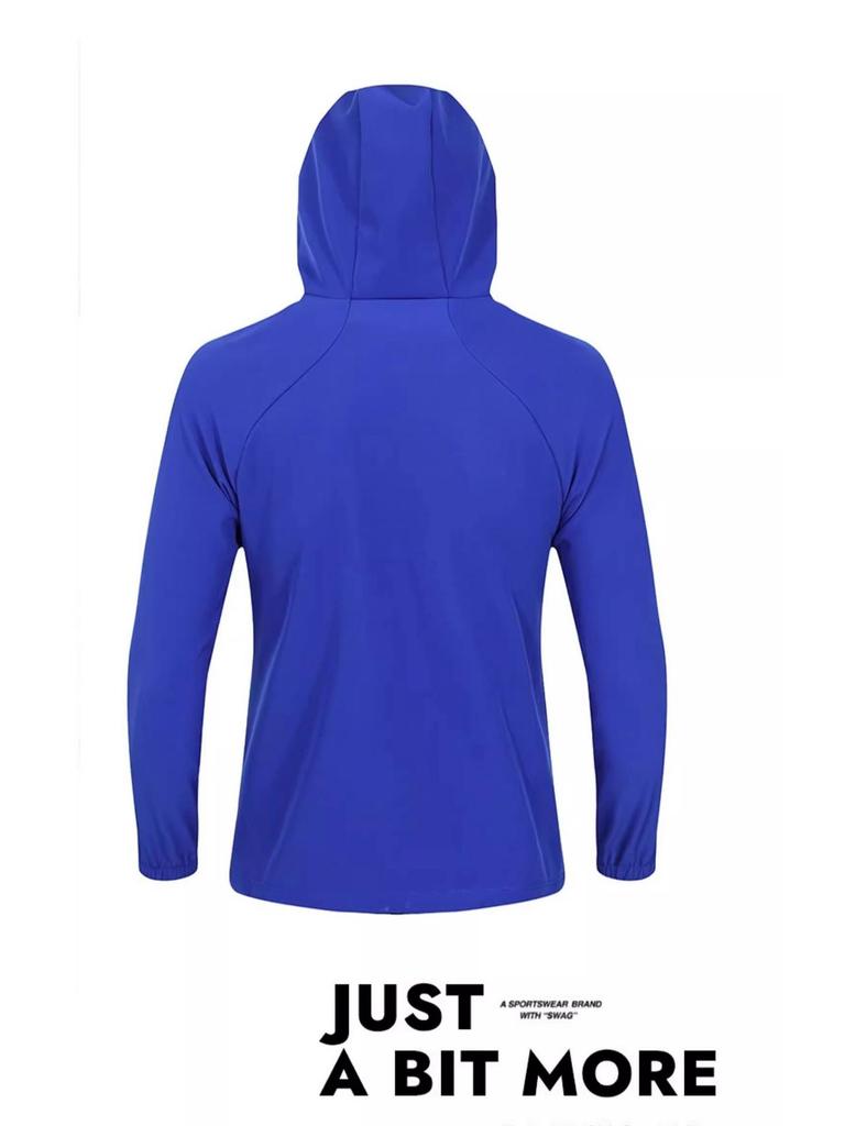 Unisex Winter Outdoor Windproof Velvet Jacket with Reflective Zipper for Cycling, Running, and Leisure Activities.