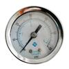 1/8inch NPT Air Compressor Hydraulic Pressure Gauge 0-60 PSI Mini Pressure Gauge Back Mount 1.5inch Face Manometer