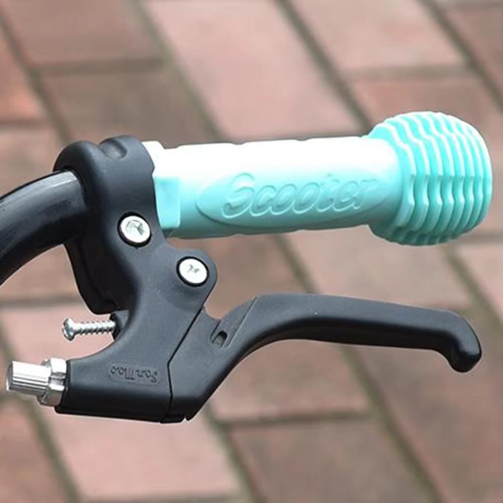 1 Pair Rubber Grip Bike Bicycle Handle Bar Grips Cover Anti-slip Tricycle Skateboard Scooter Handlebar for Kids Children Cycling