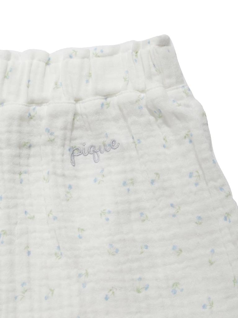 Gelato Pique Little Flower Print Gauze Shorts Limited Edition Kids' (PKFP252462) -