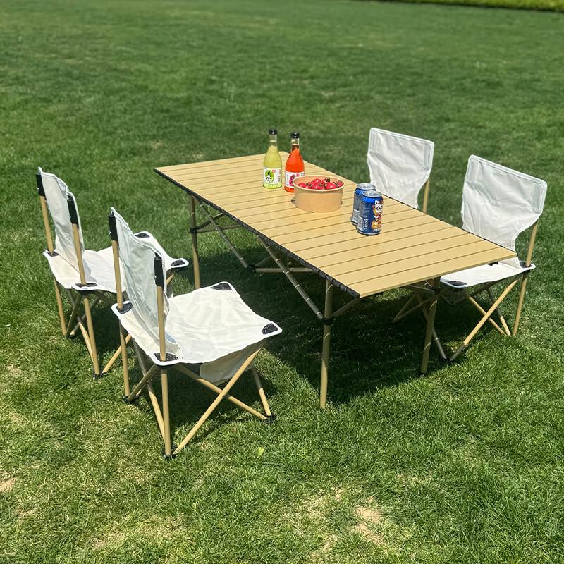 ZISIZ Outdoor Folding Picnic Table and Chair Set