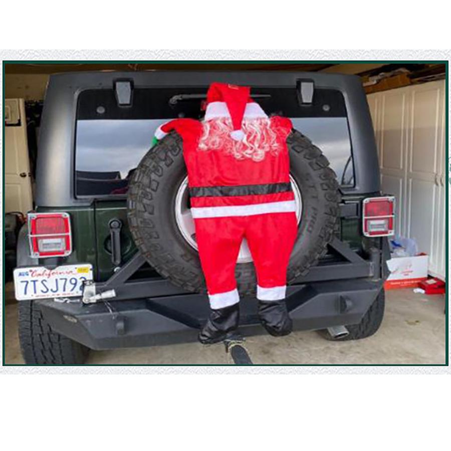 Climbing Hanging Santa Claus Christmas Xmas Party Decor Indoor Outdoor Roof Yard
