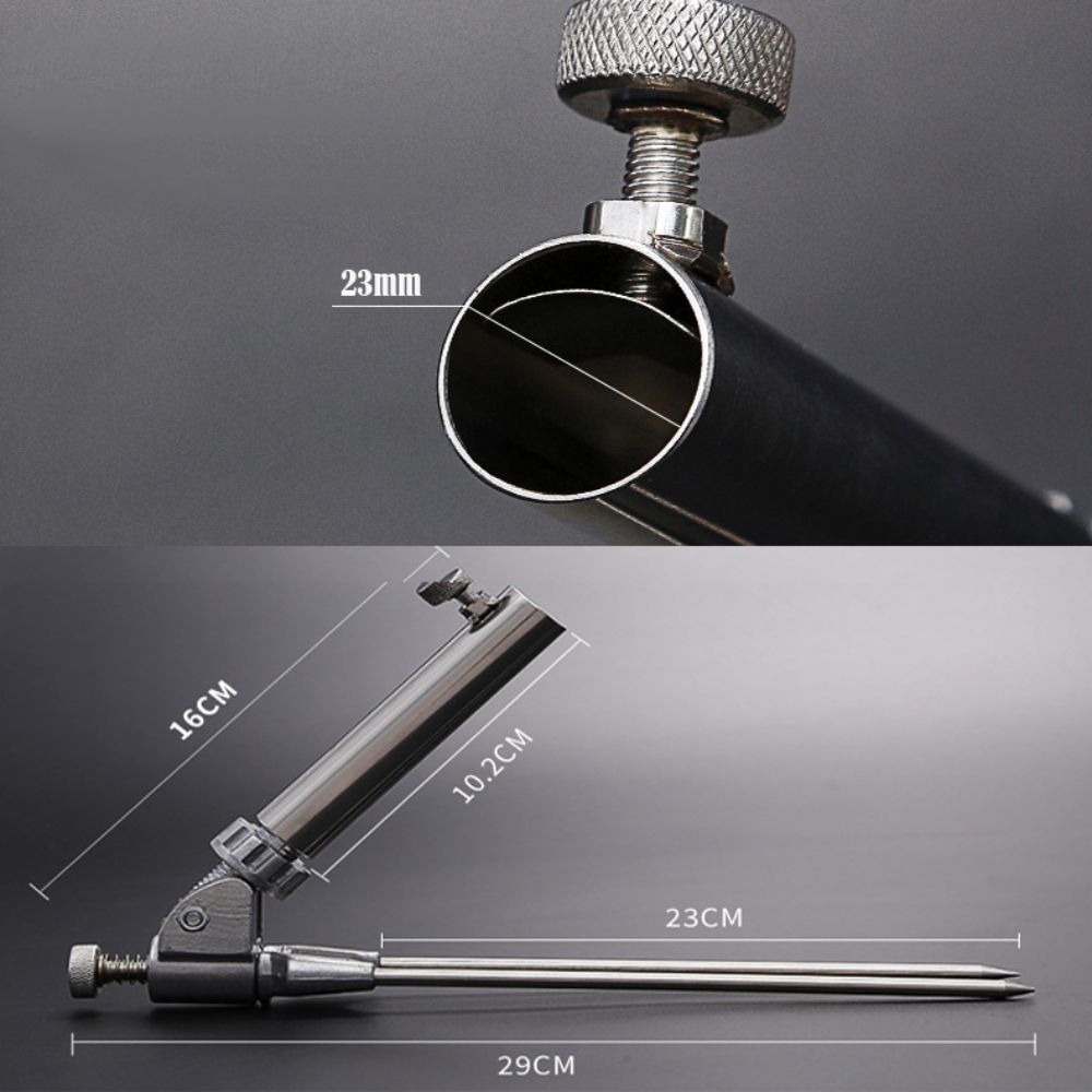 High Quality Universal Fishing Bankstick Adjustable Stainless Steel Rod Bracket Extending Fishing Stand Holders