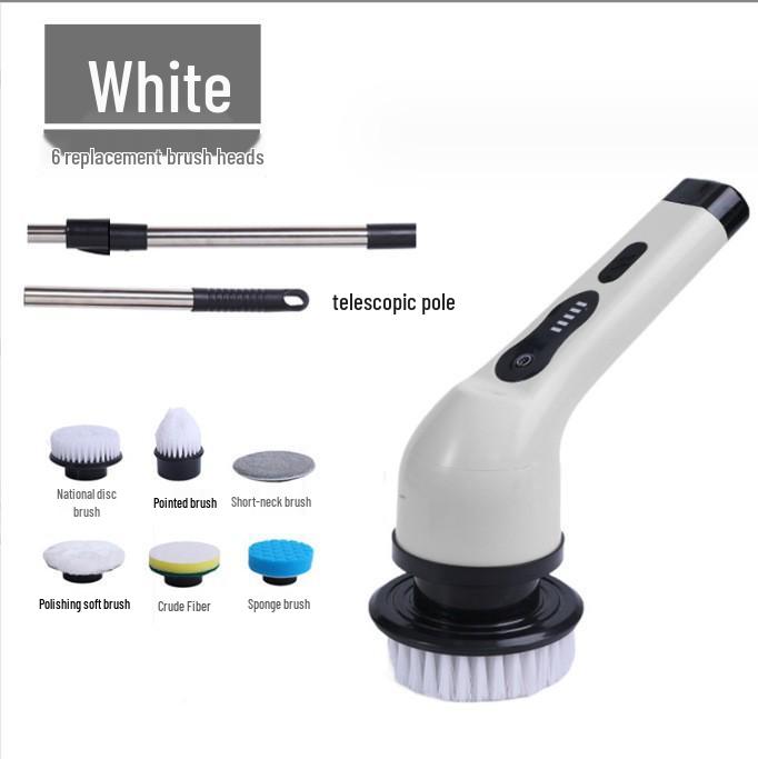 Dual-Use Powerful Handheld Electric Cleaning Brush for Bathroom, Glass, Kitchen, and Toilet