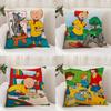 Housse de Coussin Anime C-Caillou Confort Premium Réversible - Double Usage pour la Maison et la Voiture