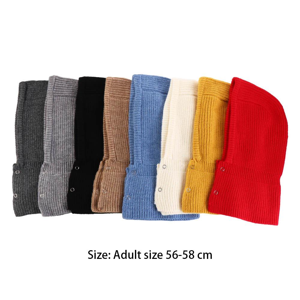 Ear Protection Scarf Outdoor Bonnet Hat Women Winter Cap Pullover Cap Beanies Hat Knitted Hats