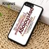 Awesome Psychologist Profession Psychology Phone Case For iPhone 17 Air 16 15 14 plus 11 12 13 pro max coque Fundas