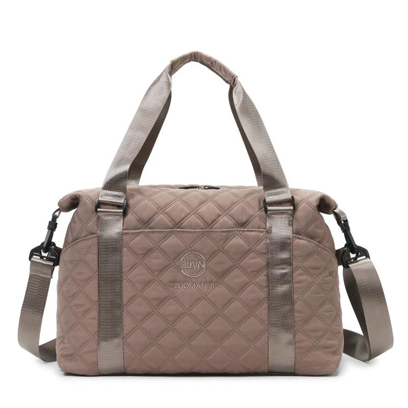 

Dry and Wet Separation Exercise Training Fitness Yoga Bag for Short Trips, Multi-pocket Hand-held Pull-rod Travel Bag хаки