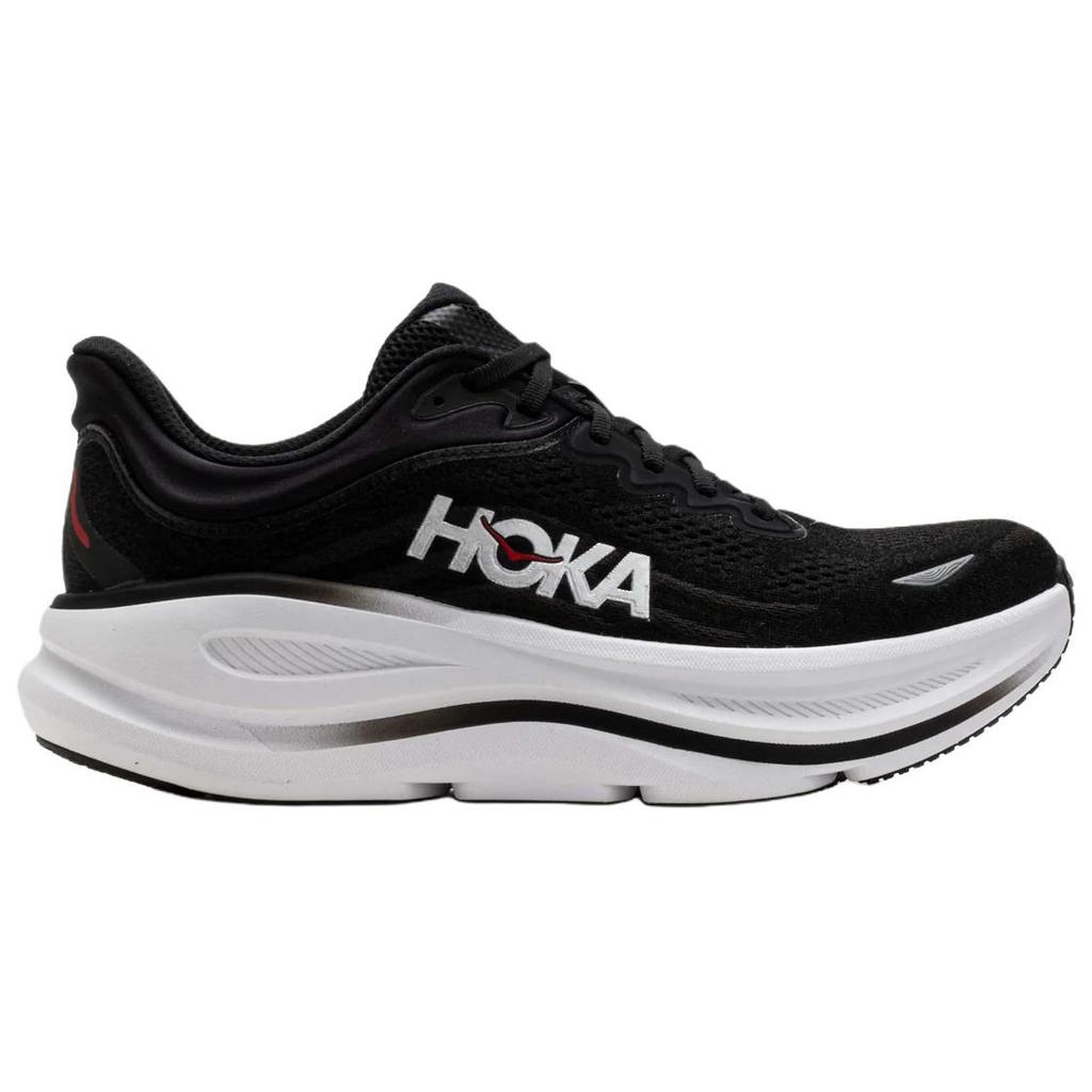 HOKA One One Bondi 9 Comfortable Versatile Breathable Resilient Supportive Durable Running Shoes Men Sneaker Black White 1162011-BKVR