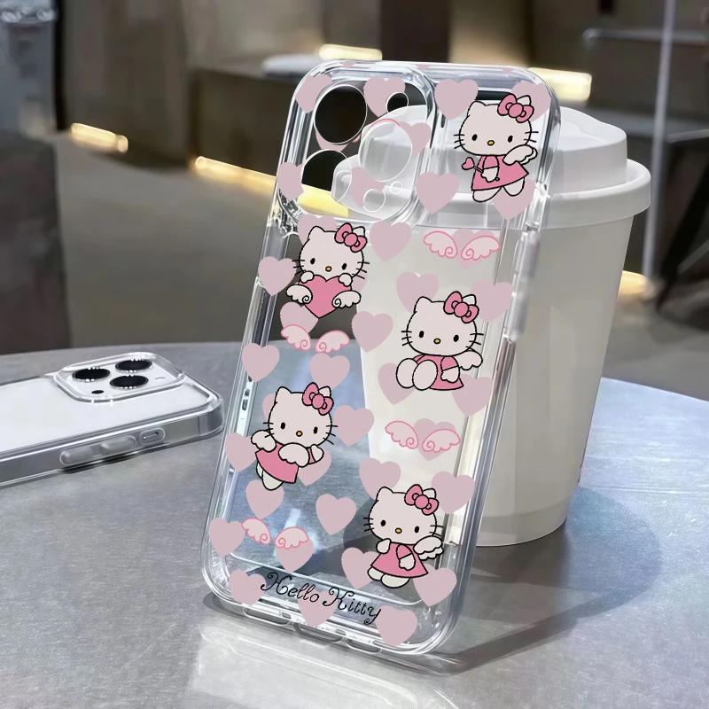 3D Bowknot Hello Kitty Chain Phone Case For Samsung Galaxy A56 A55 A16 A17 A06 A35 A54 A53 A13 A32 A07 A14 A34 A26 A23 A52 cover