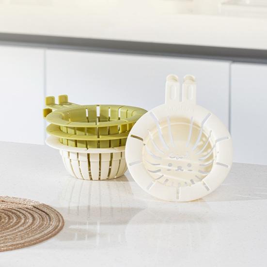6Pcs Sink Filter Drain Basket Rabbit Ear Hair Strainer Sink Strainers Easy Installation Multifunctional Drainer Rack for Kitchen Sink Food Catcher,