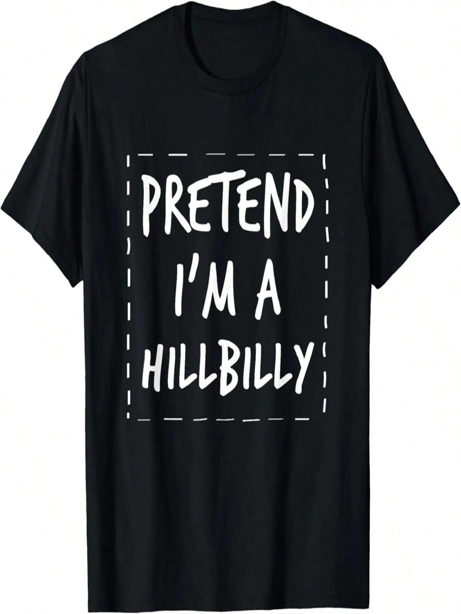 Pretend I m A Hillbilly Halloween Costume T-Shirt S разноцветный