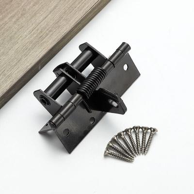 Multifunctional Iron Spring Positioning Hinge Door Closer Perfect for Outdoor Constructions Offering Easy Access