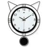 Personalized simple clock fashion creative living room wall clock European modern home decoration quartz clock electronic silent clock