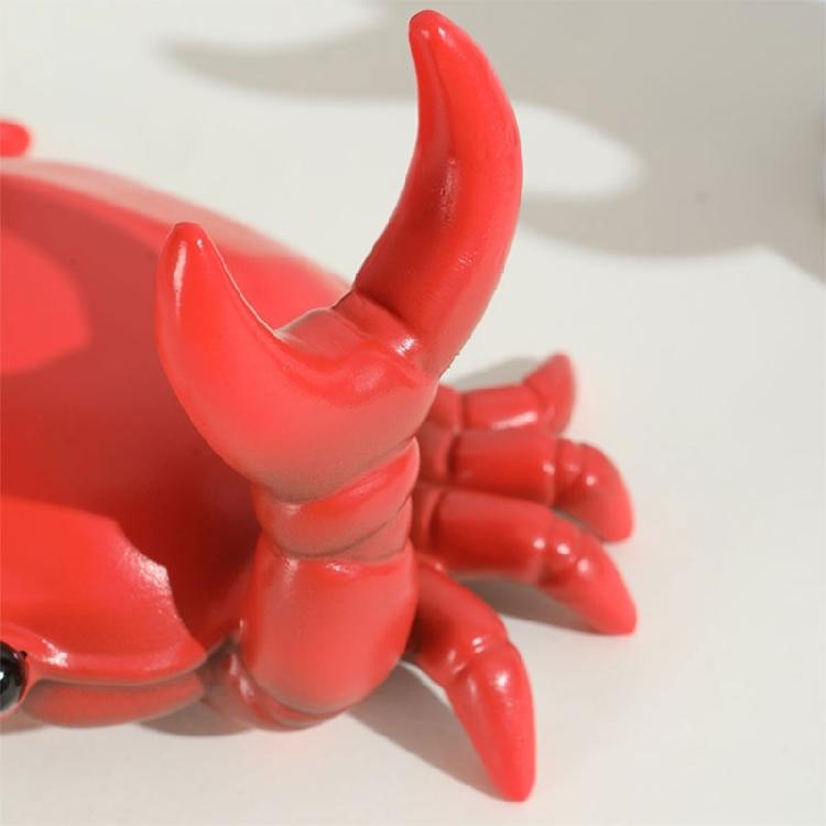 Crab Shape PVC Pen Rest Display Stand Eyeglasses Stand Desktop Pen Organiser Rack for Home Office Desk Decoration