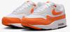 Кроссовки Nike Air Max 1 Women нейтральный серый/белый/черный/оранжевый