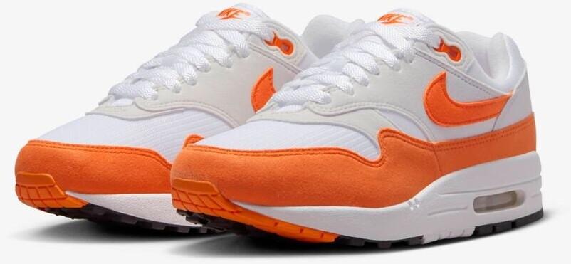 Кроссовки Nike Air Max 1 Women нейтральный серый/белый/черный/оранжевый