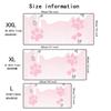 Cute Cat Mouse Pad XXL Large Gaming Desk Mat Kawaii Keyboard Pad Anti-Slip Rubber LockEdge Computer Table Mat Office Accessories