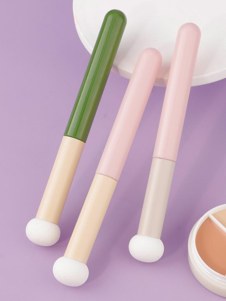 Mushroom Head Bun Concealer Brush Sponge Round Head Eye Socket Eye Bag Tear Trough Detail Brush Fine Soft Matte