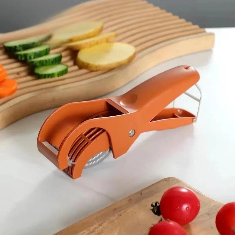 Multifunctional Stainless Steel Vegetable Slicer Cutter | Multifunction Fruit Salad Chopper | Kitchen Food Processor Gadget