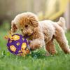Squeaky Inflatable Dog Toy Ball Plush Soccer Durable Chew Training Interactive Play for Puppies Pets