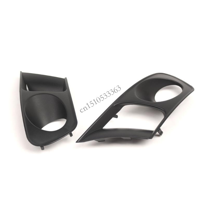090E Bumper Trim Grille Automotive Accessories Easy Installation Front Bumper Fog Light Frame Grille for 6L 2002-2006