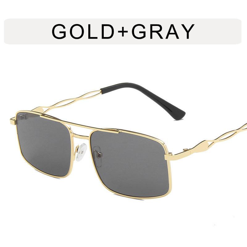 Metal Frame Sunglasses Fashion Multi-color Women's Beach Sunglasses