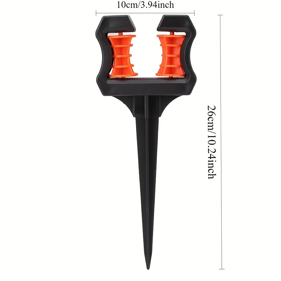 

1piece Garden Hose Guide Spike Water Pipe Positioning Holder Roller Outdoor Yard Irrigation Tool Hose Guide Stake 26cm