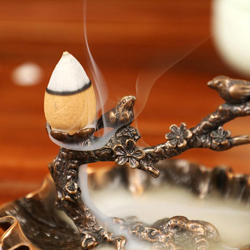 Small Cense Furnace Ornament Creative Happy Plum Branch Bracket Incense Insert