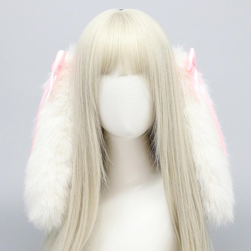 Furry Rabbit Hair Hoop Cosplay Anime COSPLAY Halloween Cartoon Role Playing Fursuit Prom Party Live Show Accessories