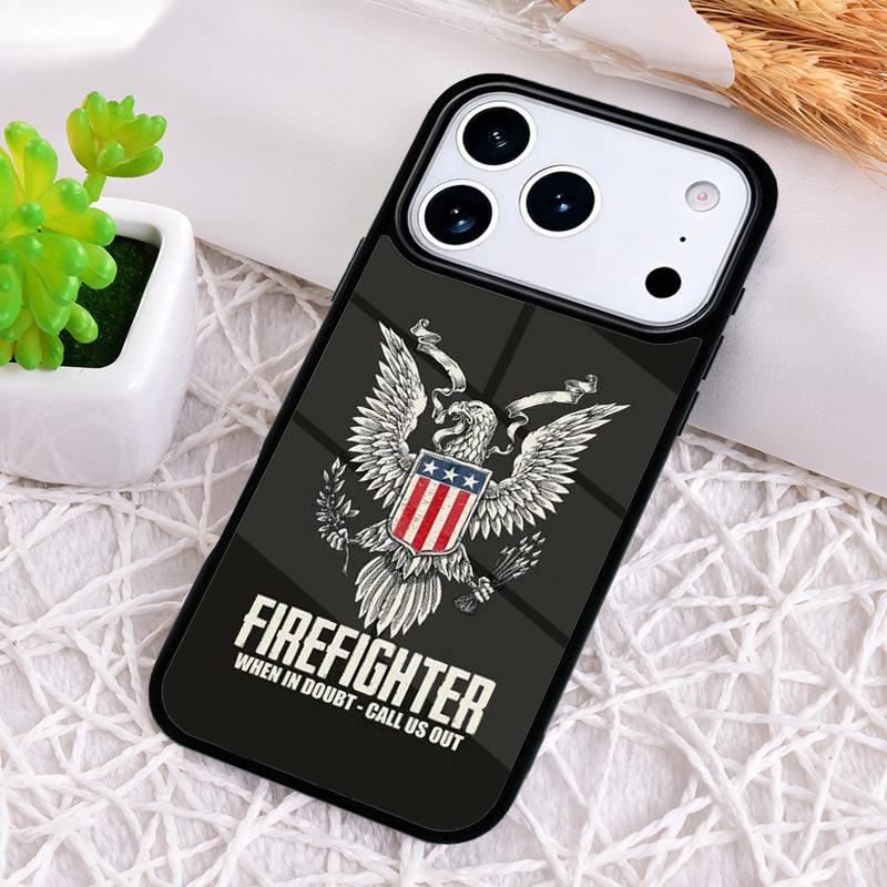 Fireman Firefighter soft Phone Case for iPhone 17 Air 16 15 11 12 14 13 Pro Max Shockproof Cover