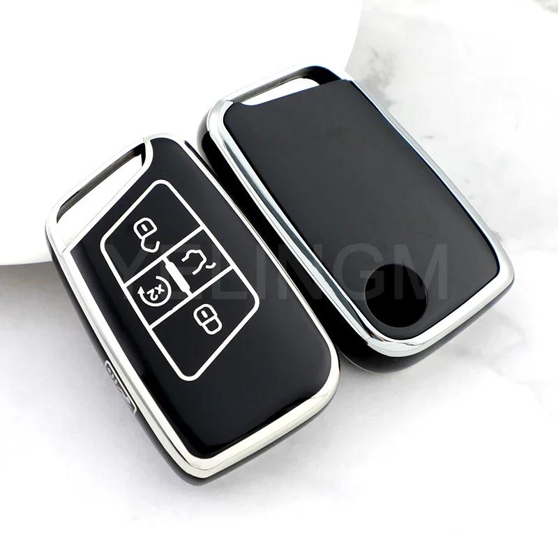 3/5 Bottons Tpu Car Smart Key Case Cover Shell For Volkswagen Vw  Atlas Tiguan Golf 7 Magotan Passat B8 Skoda Kodiaq A7