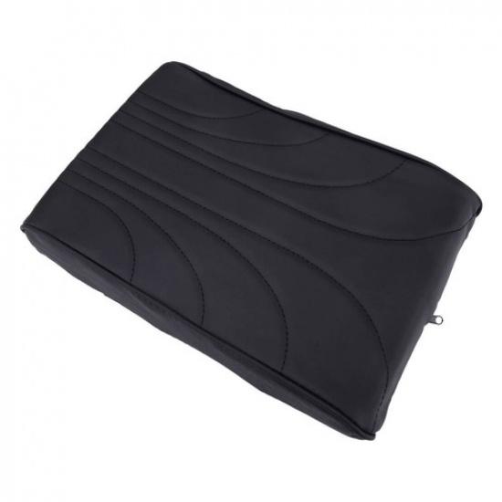 Car Armrest Box Pad Cover Center Console Cushion Protector Mat Black