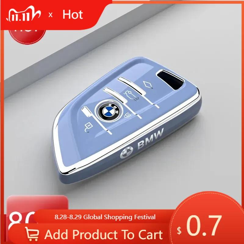 Car Sticker Hot 2025 High-End Car Keycase for BMW 3 Series 5 Series X3 X1 X5 X2 525 530 7 Series - Men's Car Shell Buckle Access