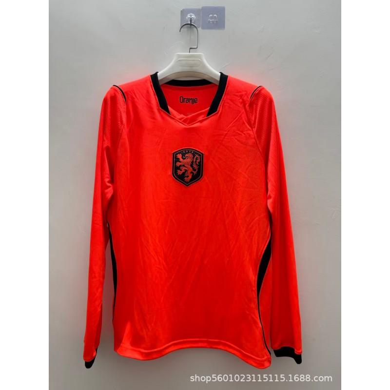 Long Sleeve Football Jersey 2026 National Team Club Striped Sports Shirt Unisex Women