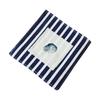 4PCS/SET Pot Mats Rustic Cotton Coasters Vintage Handmade Plaid Embroidered Coasters Delicate Washable Tea Cup Pad Tea Cups