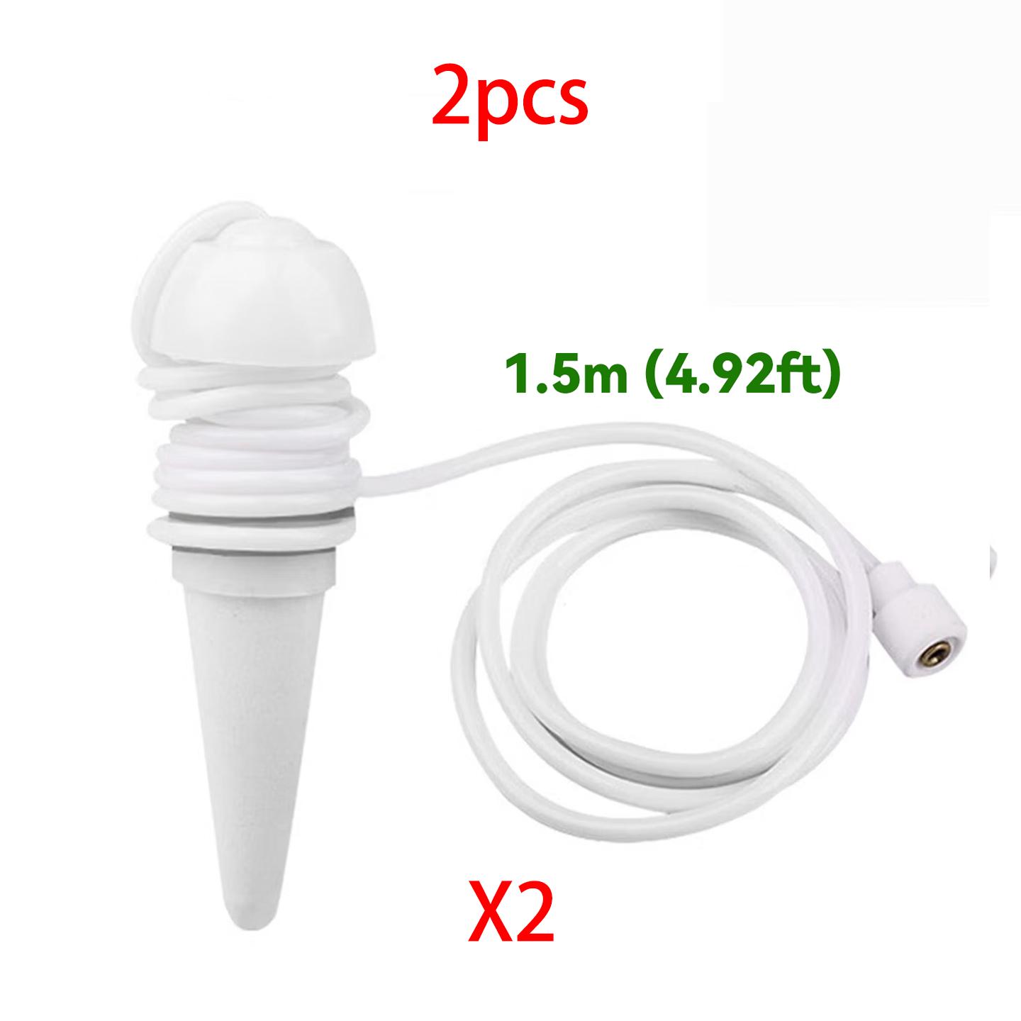 

2/6/10 Pcs Automatic Plant Waterer Adjustable Siphon Drip Irrigation Device for Travel Garden Potted Plants Vegetables