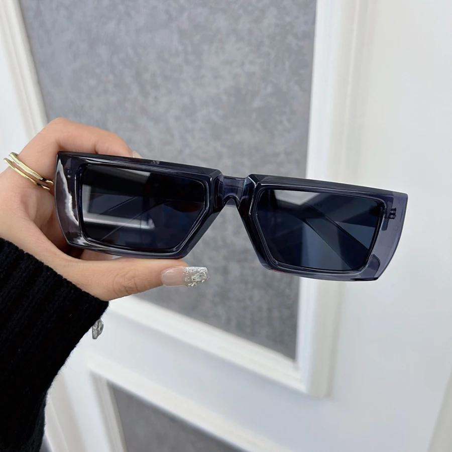 Quadratische Vintage Sonnenbrille Damen Herren Marken-Designer-Gestell Retro Sonnenbrillen Weiblich Männlich Spiegel Draußen Punk Oculos De Sol