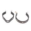 Motorcycle 60.5Mm Exhaust Pipe 51Mm Muffler Universal Fixed Circle Carbon Fiber Holder Clamp Fixed Ring Support Bracket