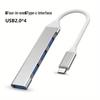4-in-1 USB 3.0 Hub Type-C Docking Station for Phones & Computers