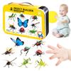 Educational 3D Puzzle Bug Figures Set 3 Difficulty Levels 4D Assembled Puzzle Insect Toy for Kids Toddler 3-8