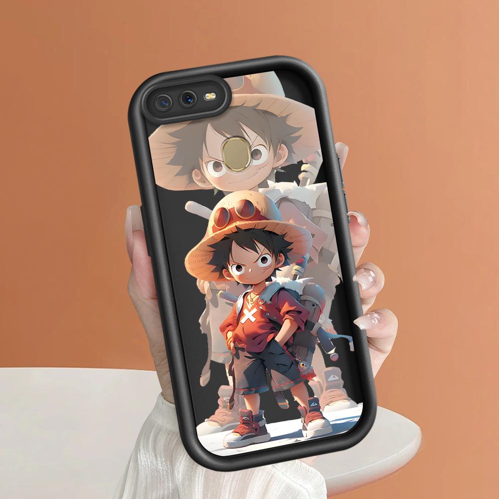 Weiche Silikon-Quadratleitern-Cartoon-Muster Vollständiger Kameraschutz Stoßfeste Hülle für OPPO Reno Realme OnePlus