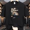 Cartoon Funny Pattern Printed T-shirt Men Casual Loose Sports Short Sleeved Cotton Tops Unisex T Shirts Summer Street Men's Tees