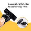 3-Blade Men's Anti-slip Manual Shaver with Multi-blade Head Combination Pack