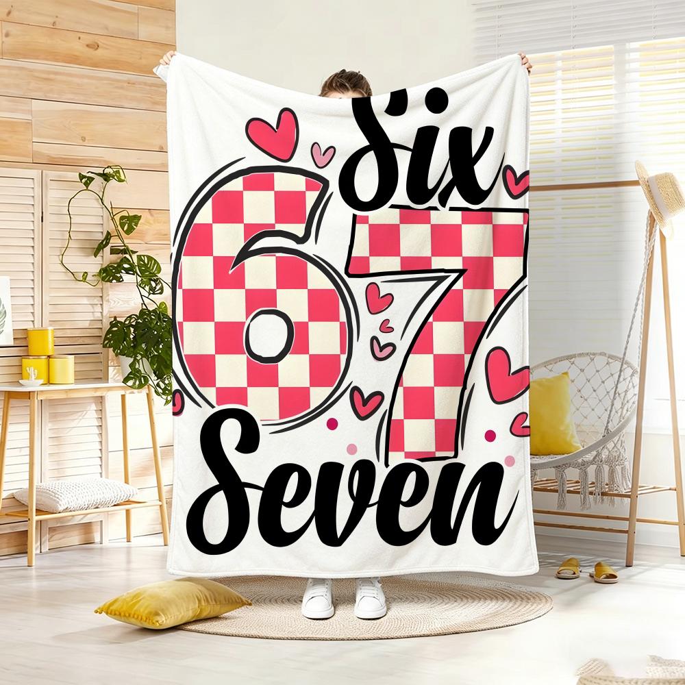 Artwork S-SIX SEVEN67 Throw Soft Warm Throw Blanket for Bedroom Living Room Bed Travel Camping Picnic Gift