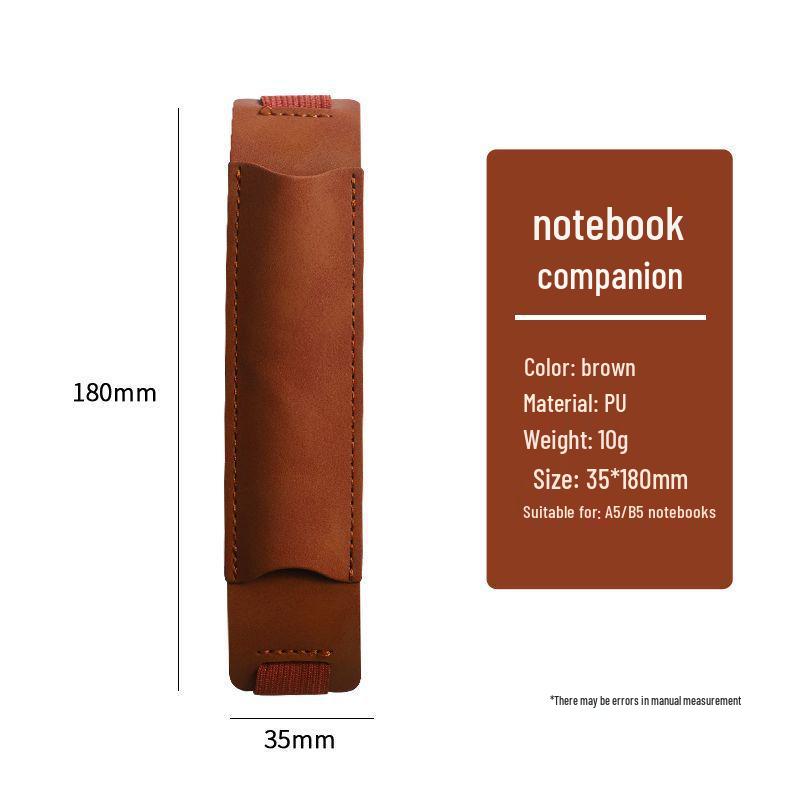 A5 Universal Pen Sleeve - Strap-Type Protective Case for Neutral & Capacitive Pens, Anti-Loss & Anti-Wear Steel Design