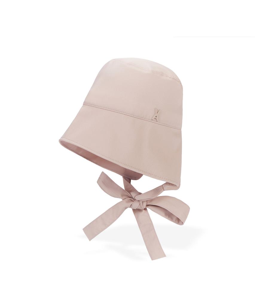 Bajal Studded Logo Strap Bonnet Hat Pink