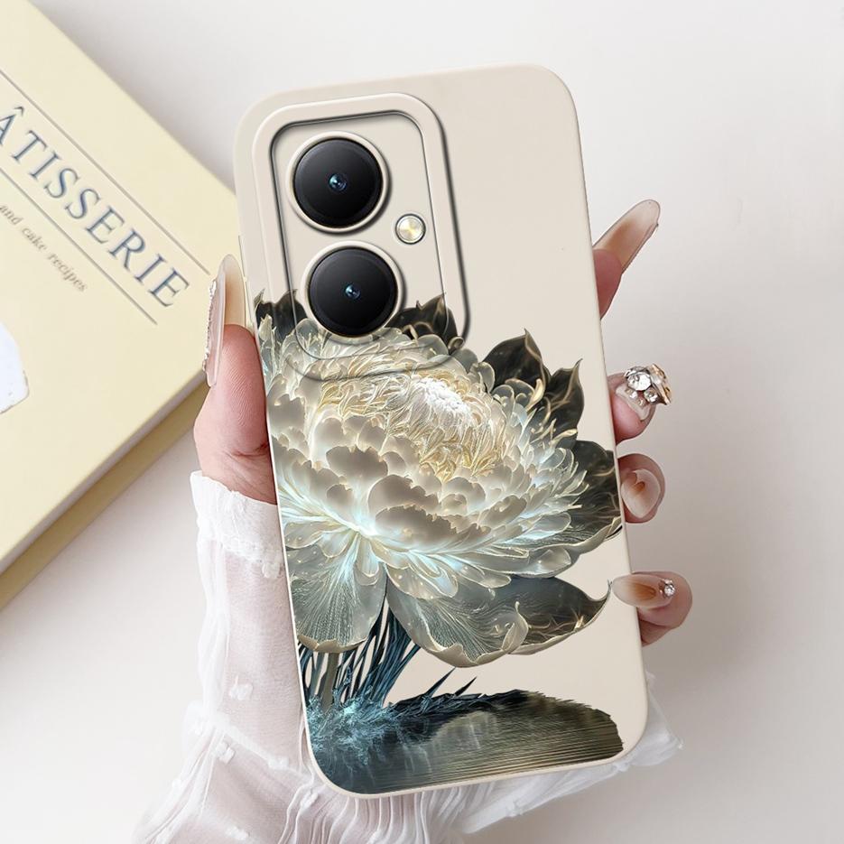 Für Xiaomi Redmi 13C 5G Hülle Luxus Blumen Cartoon Hülle Weiche TPU Matte Handyhülle Für Xiaomi Redmi 13R Redmi13C 5G Fundas Taschen