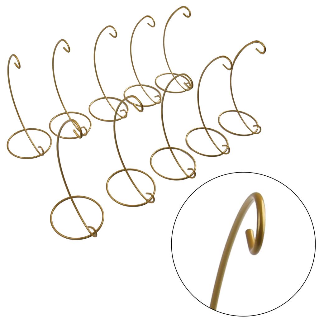 Display Iron Stand Iron Stand Ornament Hanging Display 5/10pcs Ornament Hanging Display Stand Simple Christmas Iron stand